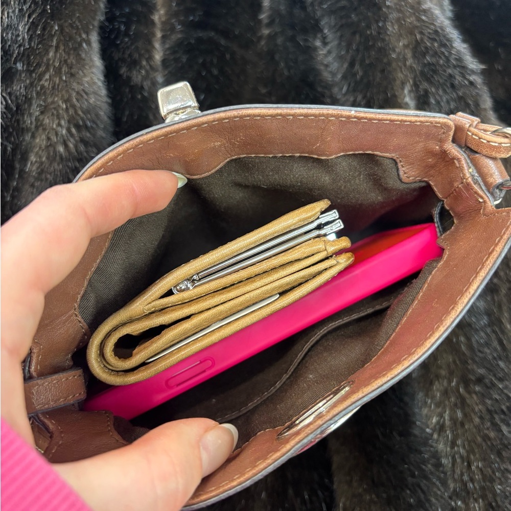 Coach Signature Sufflette Cloth Mini Bag - Picture 7 of 7